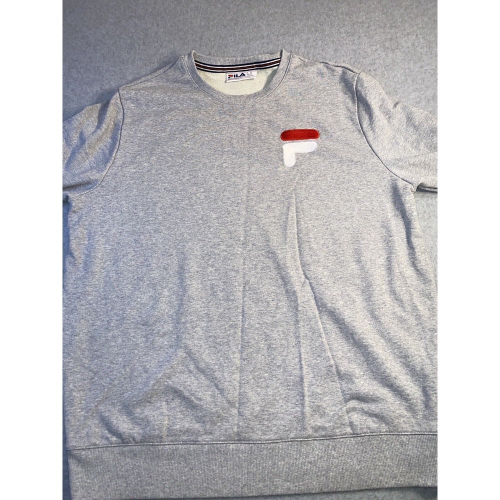 Fila Sweatshirt Vintage‎ Sweater, Grey, Mens XL - Picture 5 of 9